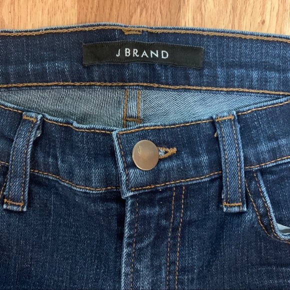 J Brand Daphne Skinny Jean with Raw Hem - Picture 8 of 10